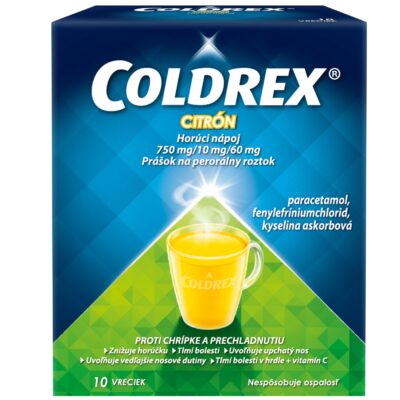 COLDREX Horúci nápoj CITRÓN 10 ks