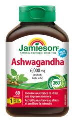 JAMIESON ASHWAGANDHA 60 kapsúl