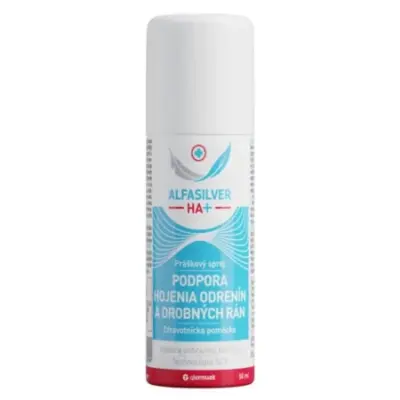 ALFASILVER HA+ sprej v prášku na ošetrenie rán 50 ml