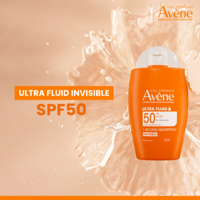 AVÈNE SUN ULTRA FLUID INVISIBLE SPF 50 50 ml – Obrázok 2