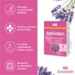 GS Anxiolan s levanduľou 30 tabliet – Obrázok 3