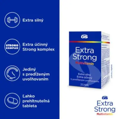 GS Extra Strong Multivitamín 100 tabliet – Obrázok 2