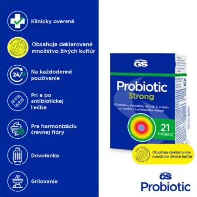 GS Probiotic Strong 40 kapsúl – Obrázok 2