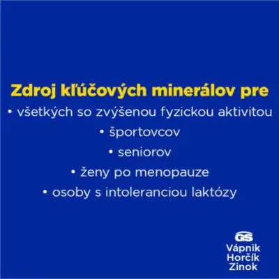 GS Vápnik, Horčík, Zinok 30 tabliet – Obrázok 3