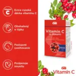 GS Vitamín C 1000 mg so šípkami 120 tabliet – Obrázok 2