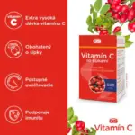 GS Vitamín C 500 mg so šípkami 120 tabliet – Obrázok 3