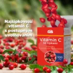 GS Vitamín C 500 mg so šípkami 60 tabliet – Obrázok 2