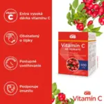 GS Vitamín C 500 mg so šípkami 60 tabliet – Obrázok 3