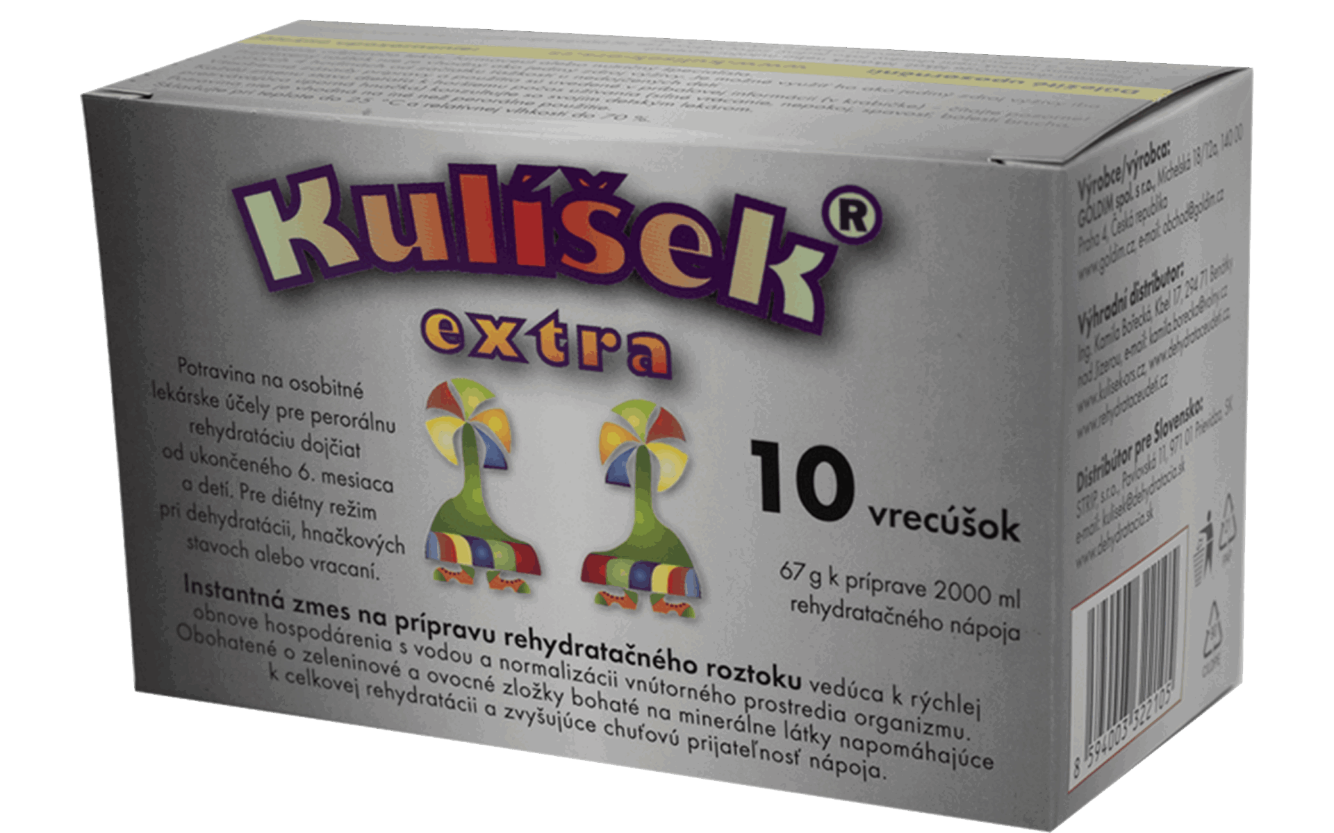 Kulíšek extra prášok na prípravu nápoja vo vrecúškach 10x6,7 g