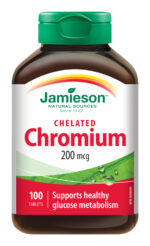 Jamieson Chróm chelát 200 µg 100 tabliet