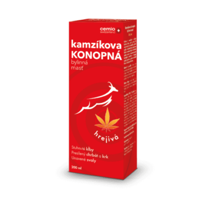 Cemio Kamzíkova konopná masť hrejivá 200 ml