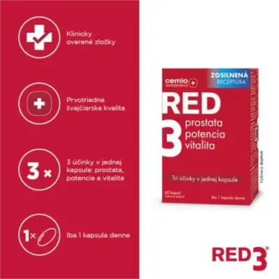 Cemio RED3 75 kapsúl – Obrázok 3