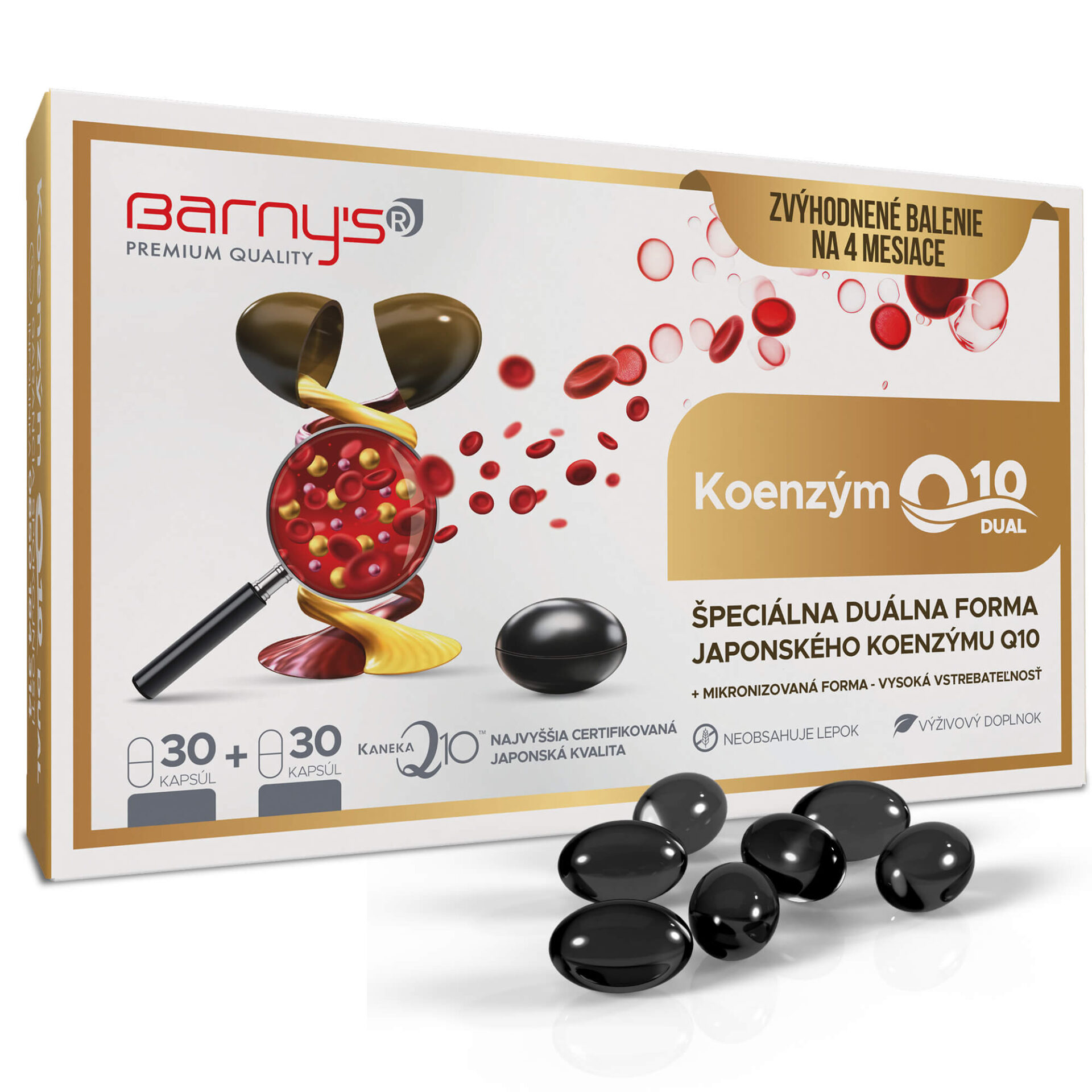 Barny′s® KOENZÝM Q10 DUAL 60 mg 60 kapsúl