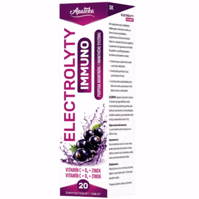 ELECTROLYTY IMMUNO šumivé tablety 20 ks