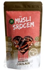 topnatur Müsli srdcom Belgická čokoláda & brusnice 1x350 g – Obrázok 2