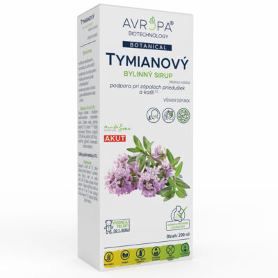 AVROPA Tymianový bylinný sirup 200 ml