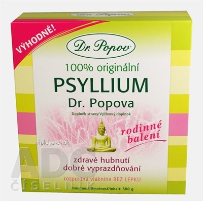 xuud750_400x400 Dr. Popov PSYLLIUM rozpustná vláknina 1x500 g – Obrázok 1