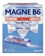 MAGNE B6 FORTE ACTIVE prášok vo vrecúškach (inov. 2024) 1x20 ks – Obrázok 2