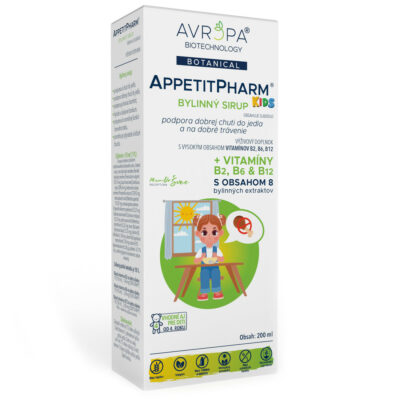 AVROPA AppetitPharm KIDS bylinný sirup 200 ml