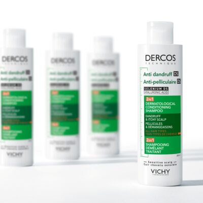 VICHY DERCOS Šampón a kondicionér 2v1 proti lupinám 200 ml – Obrázok 5