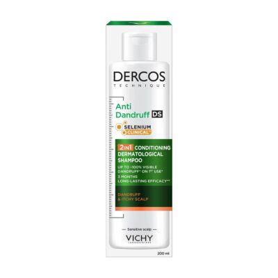 VICHY DERCOS Šampón a kondicionér 2v1 proti lupinám 200 ml – Obrázok 14