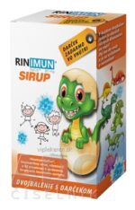 RINIMUN SIRUP DVOJBALENIE 2x120 ml + darček 2024 (hračka - vo vode rastúci dinosaurus) – Obrázok 2