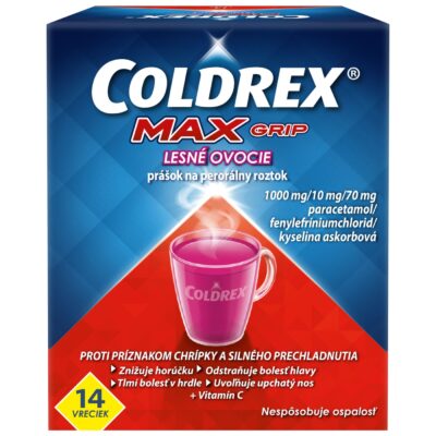 COLDREX MAXGRIP Horúci nápoj LESNÉ OVOCIE 14 ks