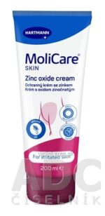 MoliCare SKIN Ochranný krém s obsahom zinku (fialová rada) 1x200 ml – Obrázok 2