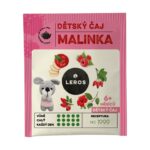 LEROS DETSKÝ ČAJ MALINKA nálevové vrecká (od 6+ mesiacov) 20 x 2 g – Obrázok 2