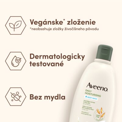 Aveeno DAILY MOISTURISING hydratačný sprchovací gél 500 ml – Obrázok 5