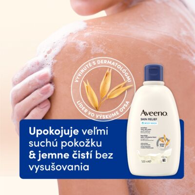 Aveeno SKIN RELIEF Hydratačný sprchovací gél 500 ml – Obrázok 2