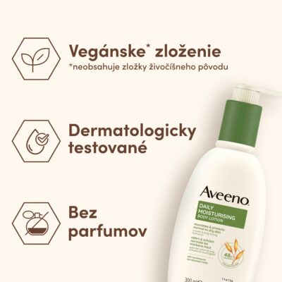 Aveeno DAILY MOISTURISING telové mlieko 300 ml – Obrázok 5