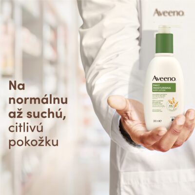 Aveeno DAILY MOISTURISING telové mlieko 300 ml – Obrázok 3
