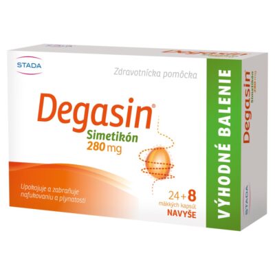 Degasin 280 mg 24+8 kapsúl – Obrázok 3