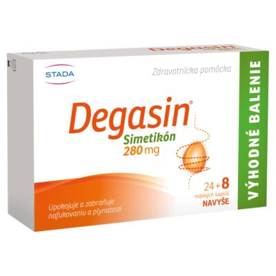 Degasin 280 mg 24+8 kapsúl – Obrázok 2