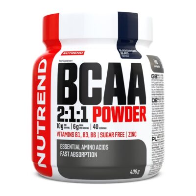 Nutrend BCAA 2:1:1 POWDER 400 g – Obrázok 3