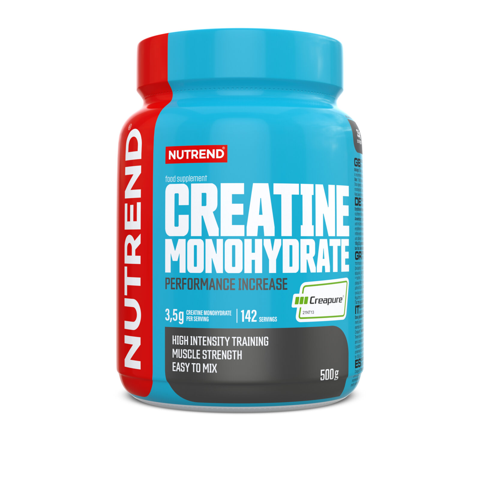 creatine-monohydrate-creapure-1444 Nutrend CREATINE MONOHYDRATE CREAPURE 500 g – Obrázok 1