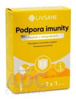 LIVSANE Tekutá podpora imunity ampulky (po 25 ml) 1x7 ks – Obrázok 2