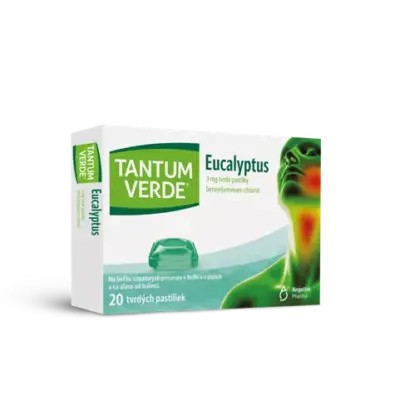 TANTUM VERDE Eucalyptus 20 tvrdých pastiliek