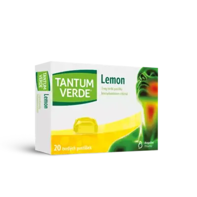 TANTUM VERDE Lemon 20 tvrdých pastiliek