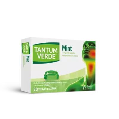 TANTUM VERDE Mint 20 tvrdých pastiliek