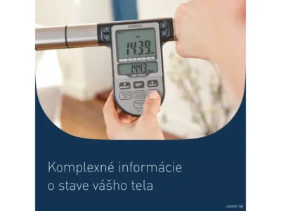 OMRON BF-511 digitálna váha s telesnou analýzou, tyrkysová – Obrázok 3