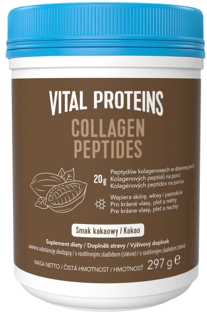 VITAL PROTEINS COLLAGEN PEPTIDES prášok, príchuť kakao 297 g – Obrázok 1
