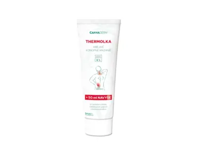 Cannaderm THERMOLKA hrejivé konopné mazanie 250 ml