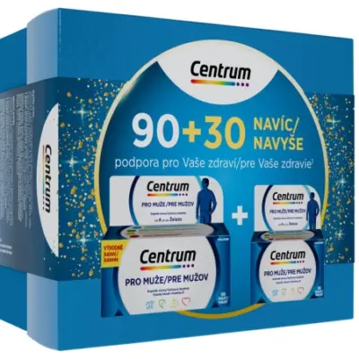 Centrum pre mužov 90+30 tabliet darčekové balenie