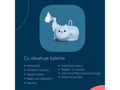 OMRON Nami Cat inhalátor pre deti – Obrázok 6
