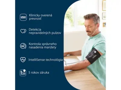 OMRON M3 Comfort tlakomer na rameno + adaptér – Obrázok 3