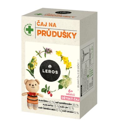 LEROS Detský čaj NA PRIEDUŠKY 20 x 1,5 g