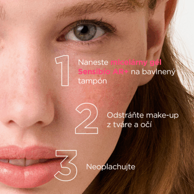 BIODERMA Sensibio AR+ Micelárny čistiaci gél 250 ml – Obrázok 4