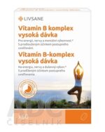LIVSANE Vitamín B komplex s postupným uvoľňovaním 60 tabliet – Obrázok 2